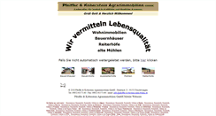 Desktop Screenshot of pfeiffer-koberstein-immobilien.de